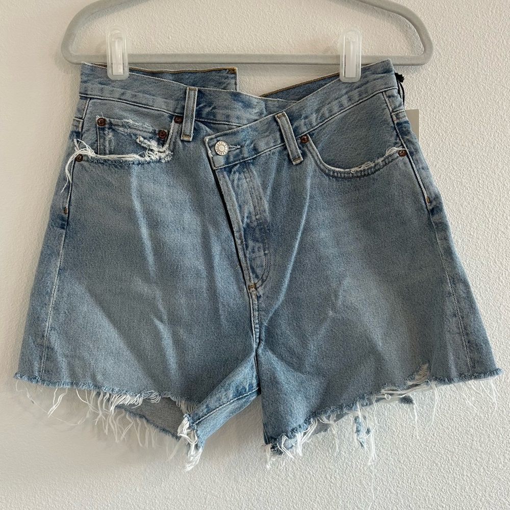NEW Agolde Criss Cross Jean Short